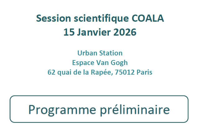 Photo de Save the date : COALA Scientific session - 15 janvier 2026