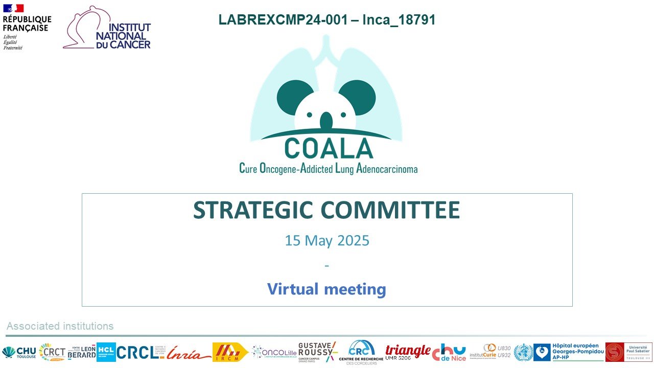 Photo de COALA Strategic Committee meeting – May 15, 2025
